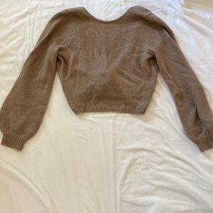 Abercrombie open back sweater